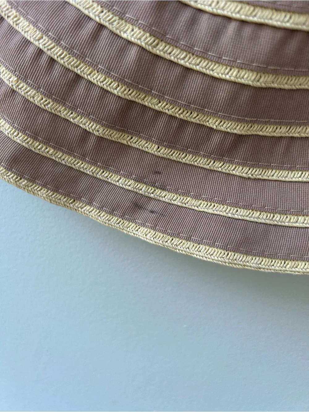J Callanan floppy packable woven cotton and paper sun beach hat